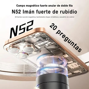 Soporte magnético para teléfono con ventosa al vacío