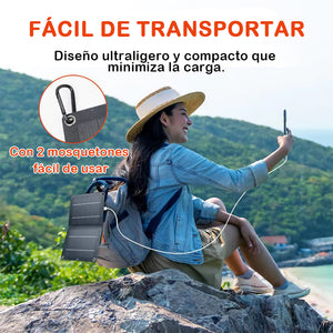 Cargador solar portátil para paneles solares💥