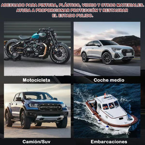Cera protectora para el recubrimiento de pulido de automóviles