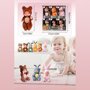 Mini muñecas bebé realistas con ropa