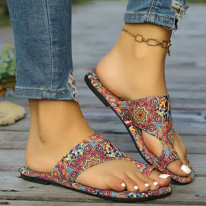 Sandalias planas ortopédicas ligeras para mujer