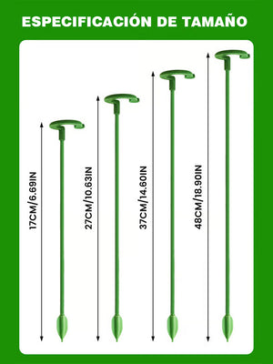 Soporte fijo anti-enredaderas para plantas trepadoras