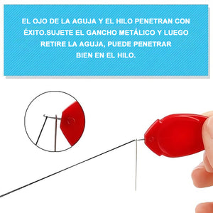 Enhebrador de alambre multifuncional para uso doméstico (paquete de 10)