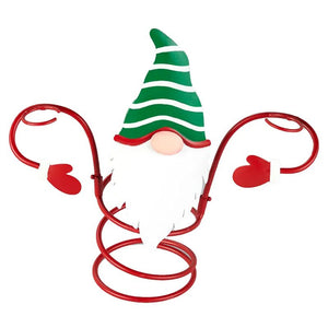 Botellas de vino y estante para copas para las vacaciones de Navidad