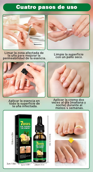 Cuidado de las uñas con jengibre