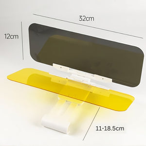 Extensión de visera para conducción con protección antideslumbrante para día y noche