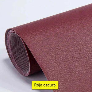 Parche autoadhesivo para reparar el cuero del sofá