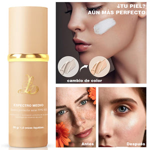 Base de maquillaje líquida 4 en 1 que cambia de color