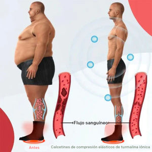 Calcetines de iones de turmalina
