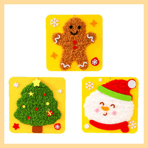 Kit de muñeca bordada navideña DIY