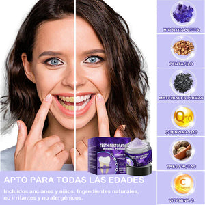 Polvo mineral para restauración dental