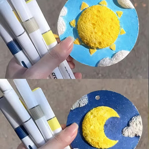 Pintura con textura de espuma
