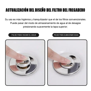 Aísle el olor y evite las cucarachas: filtro de drenaje de piso de acero inoxidable