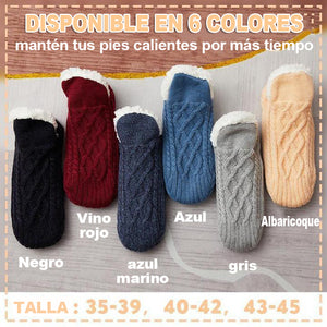 Calzado acolchado de terciopelo