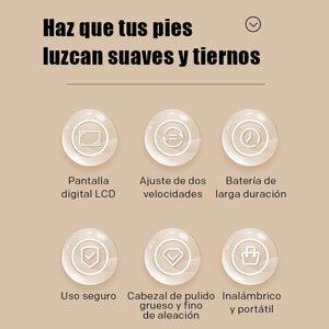 Amoladora de pies digital eléctrica