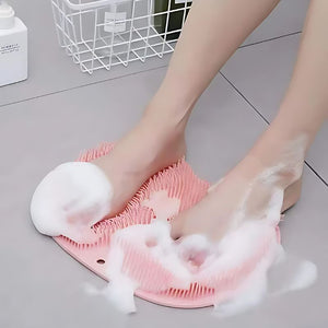 Alfombrilla de masaje de TPR para baño con ventosa