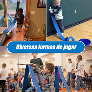 Coche de ferrocarril antigravedad para niños, juguete educativo de montaje DIY