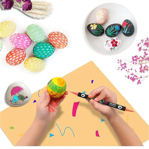Rotulador de pintura acrílica de doble punta de dos colores