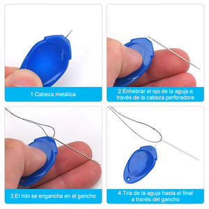 Enhebrador de alambre multifuncional para uso doméstico (paquete de 10)