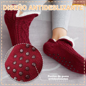 Calzado acolchado de terciopelo