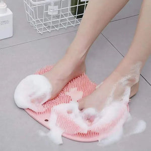 Alfombrilla de masaje de TPR para baño con ventosa