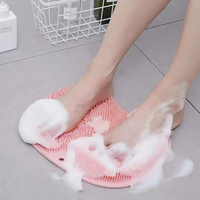 Alfombrilla de masaje de TPR para baño con ventosa