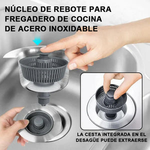 Filtro de drenaje de núcleo de rebote de fregadero mejorado
