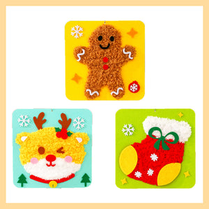 Kit de muñeca bordada navideña DIY