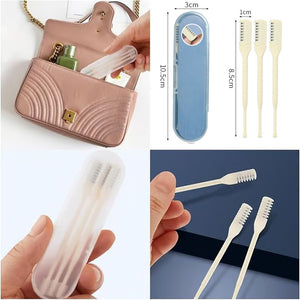 Afeitadora nasal portátil de doble cabezal para limpieza manual y segura del vello nasal