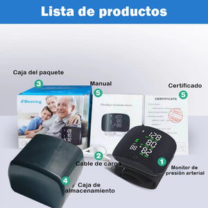 Monitor de presión arterial de muñeca