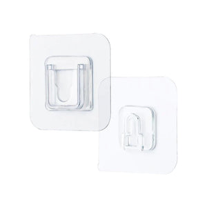 Ganchos de Pared Adhesivos de Doble Cara Reutilizables