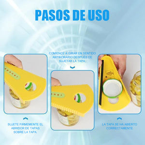 Abrebotellas multifuncional creativo