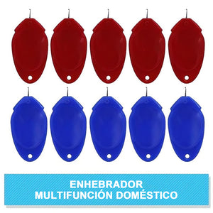 Enhebrador de alambre multifuncional para uso doméstico (paquete de 10)