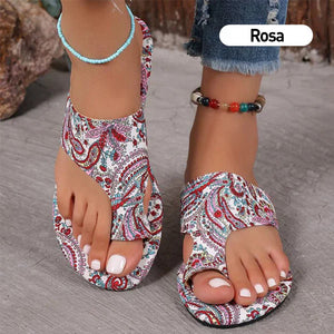 Sandalias planas ortopédicas ligeras para mujer