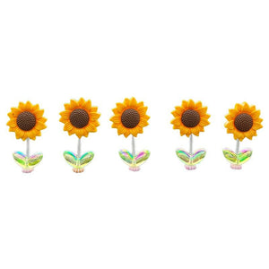Adornos florales en el coche