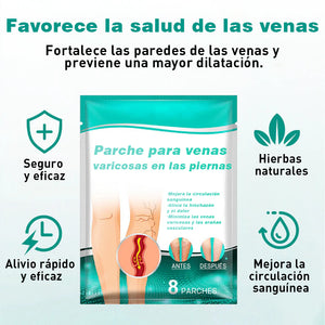 Parche para venas varicosas