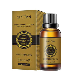 Aceite de jengibre natural para desintoxicación abdominal