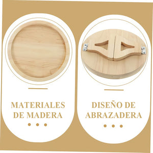 Reposabrazos de sofá con mesa auxiliar de madera
