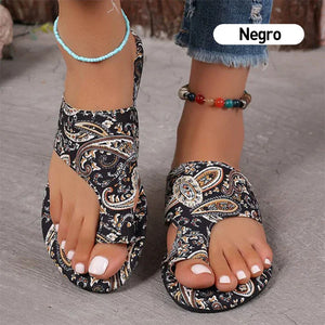 Sandalias planas ortopédicas ligeras para mujer
