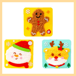 Kit de muñeca bordada navideña DIY