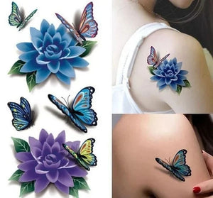 Pegatinas de tatuaje 3D de moda