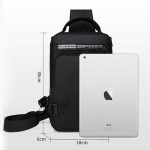 Bolso bandolera con puerto de carga USB