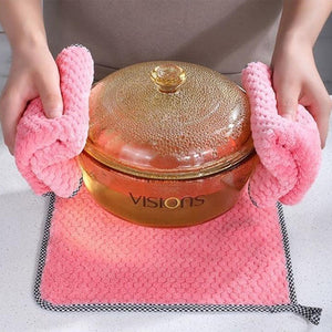 Paño de cocina a prueba de aceite (5 piezas, color aleatorio)