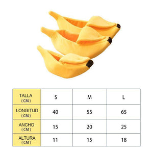 Cama para Mascotas de Plátano