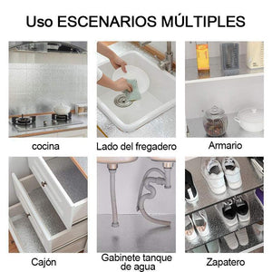 Etiqueta de Aluminio, Resistente al Aceite y Agua