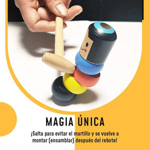 Juguete Mágico de Madera Immortal Daruma