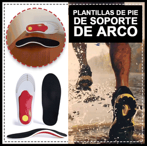 Plantillas para pies de soporte de arco