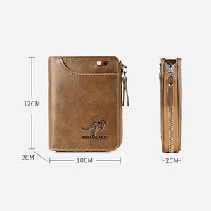 Cartera con bloqueo RFID para hombre