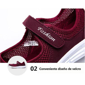 Zapatos para Caminar Ligeros, Transpirables y Elásticos para Mujer