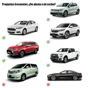 Parasoles universales de malla para coche